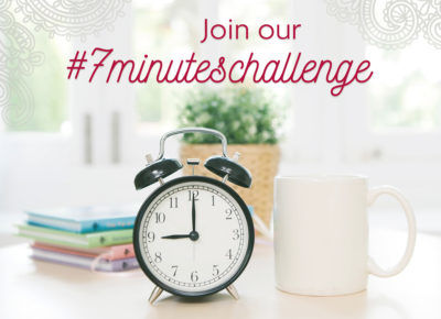 Find tid til DIG SELV og deltag i vores #7minuteschallenge