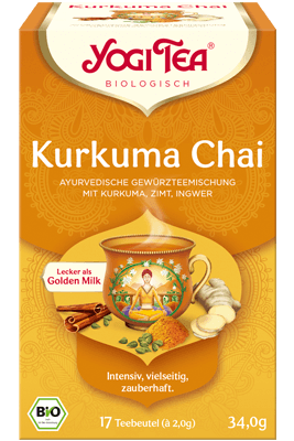 Kurkuma Chai Verpackung