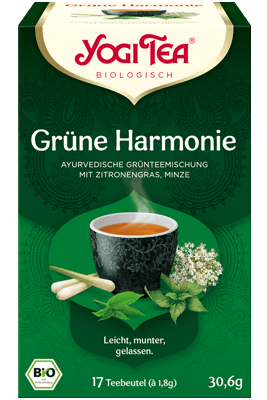 Grüne Harmonie Tee Verpackung