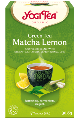 Matcha tea with lemon ⇒ YOGI TEA® Green Tea Matcha Lemon