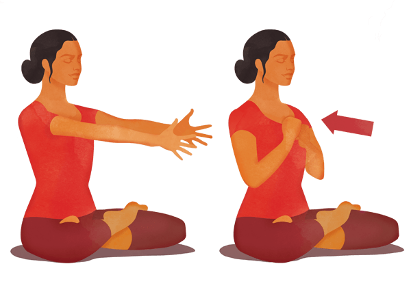 Yoga Übung Öffne Dein Herz