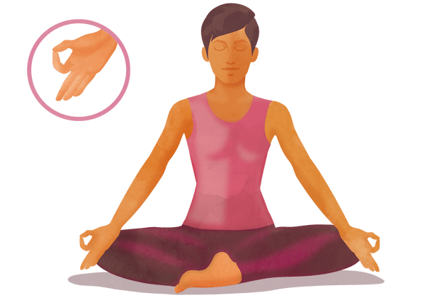 Yoga Atemübung zur Gedankenkontrolle