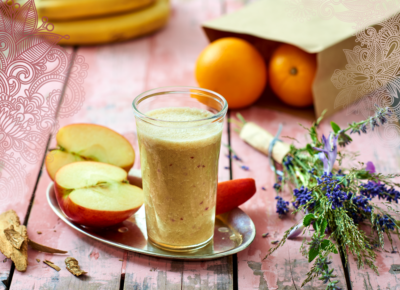 Smoothie di mela e banana