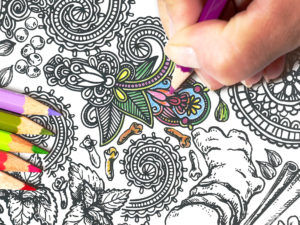 Colouring inspiration – download our Mandala template!