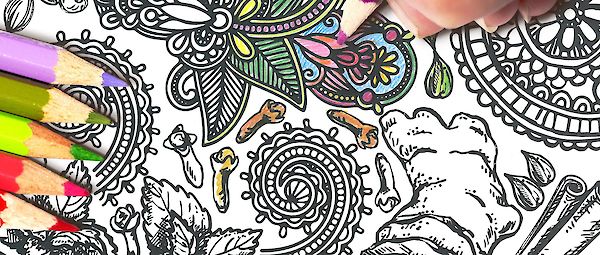 Colouring inspiration – download our Mandala template!