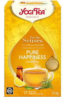 Lemon tea for the senses ⇒ YOGI TEA® Pure Happiness