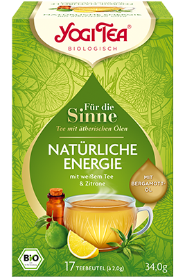 Natürliche Energie Tee Verpackung