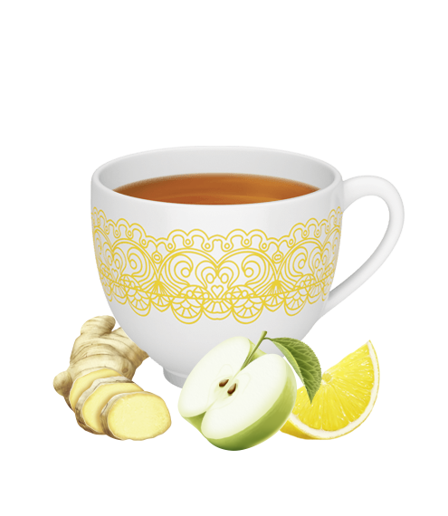 L'infusion gingembre citron Yogi Tea contient des plantes, du gingembre, du  zeste de citron etc.