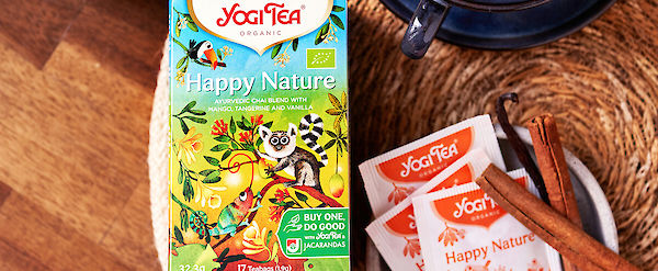 Koop er één en doe goed! YOGI TEA® Happy Nature en herbebossing op Madagaskar.