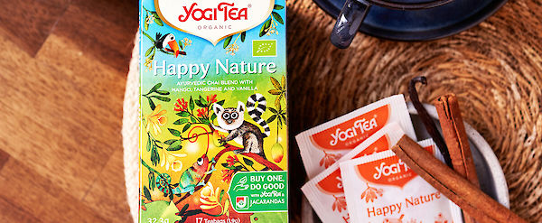 Buy one, do good! YOGI TEA® Happy Nature & reforestation in Madagascar.