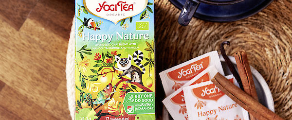 Buy one do good! Wiederaufforstung auf Madagaskar mit YOGI TEA® Happy Nature