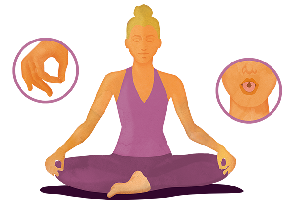 Yogaübung Sitali Pranayam